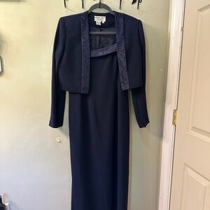 Adrianna Papell Occasions 2 pc. Navy dress